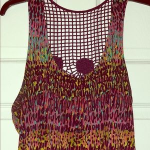 Lane Bryant Tank with Crochet back
